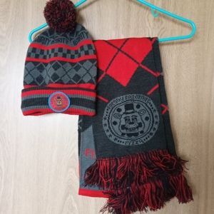 NWOT FNAF Hat and Scarf set
